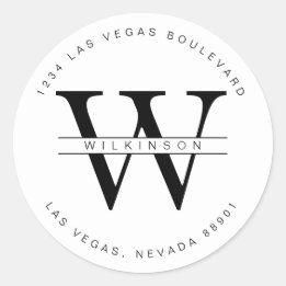 Etiqueta de dirección de devolución de personaliza