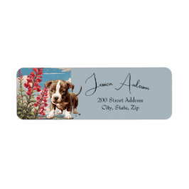 Etiqueta de dirección de devolución de Pitbull y F