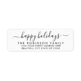 Etiqueta de dirección de devolución de script negr