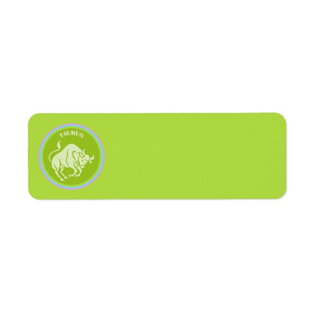 Etiqueta de dirección de devolución de Taurus (Frente)
