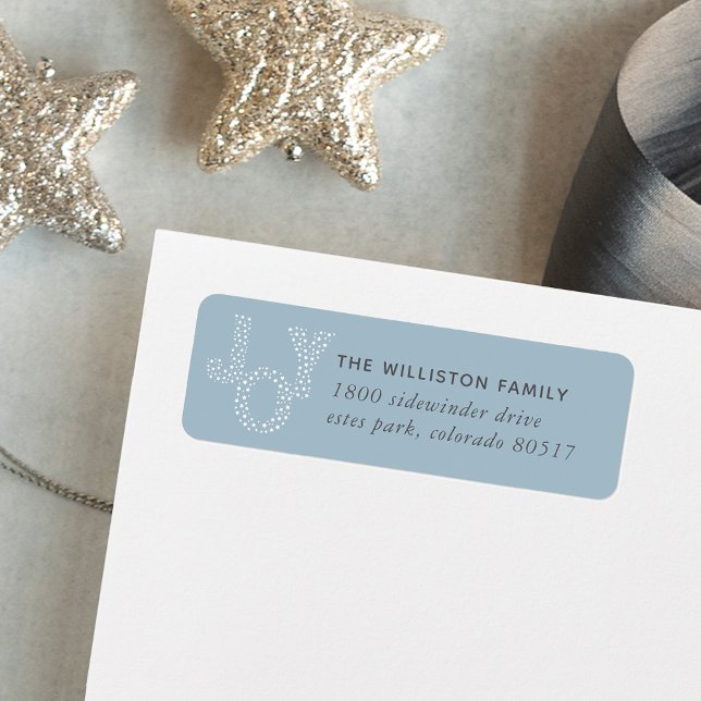 Etiqueta de dirección de devolución de vacaciones  (Subido por el creador)