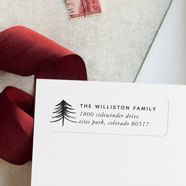 Etiqueta de dirección de devolución de vacaciones  (Subido por el creador)