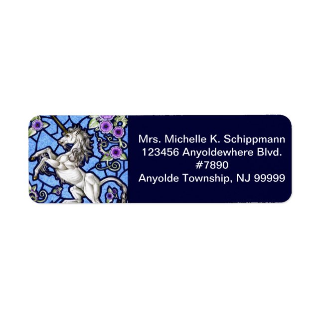 Etiqueta de dirección de devolución de Virginsnowe (Frente)