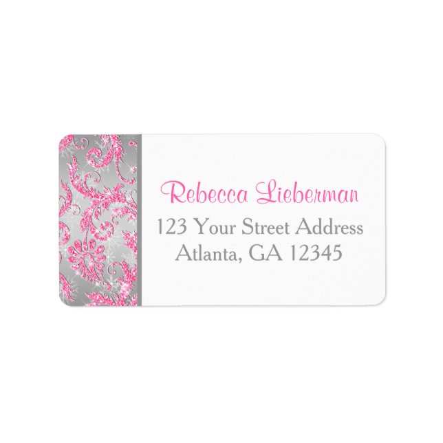 Etiqueta de dirección de devolución de Winter Wond (Frente)