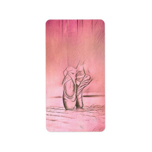 Etiqueta de dirección de devolución de zapatos de