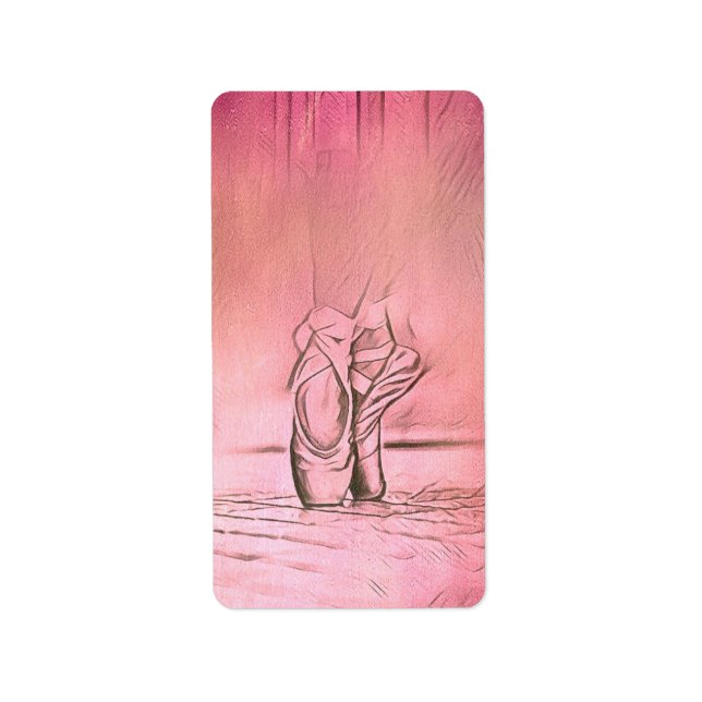 Etiqueta de dirección de devolución de zapatos de  (Frente)