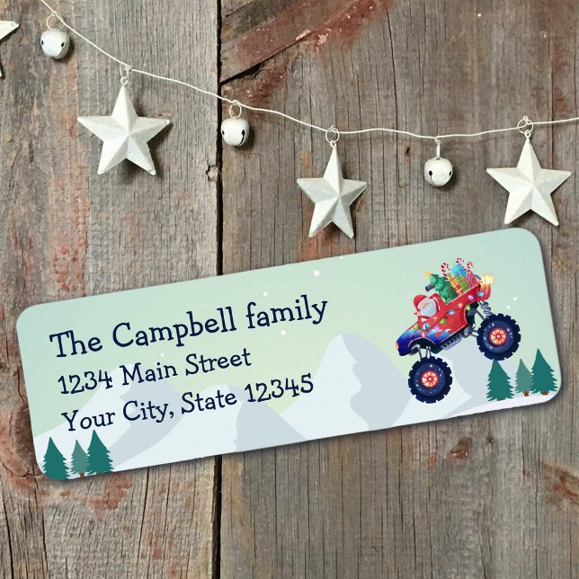 Etiqueta de dirección de devolución del camión de  (Subido por el creador)