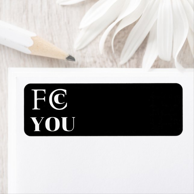 Etiqueta de dirección de devolución FCC YOU (In situ)