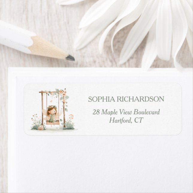 Etiqueta de dirección de devolución para la primer (In situ)