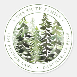 Etiqueta de dirección de devolución personalizada