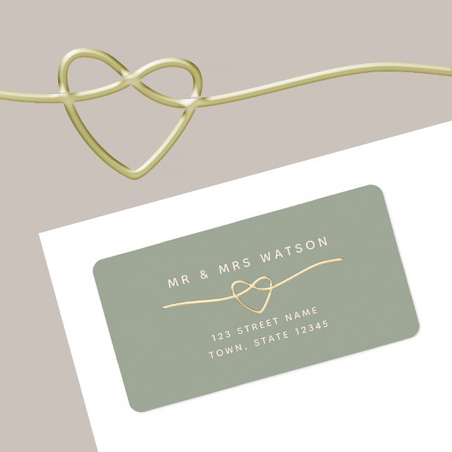 Etiqueta de dirección de devolución verde menta mi (Subido por el creador)