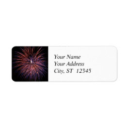 Etiqueta de dirección de Fireworks