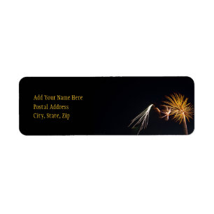 Etiqueta de dirección de Fireworks P0538