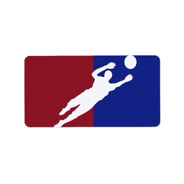Etiqueta de dirección de fútbol (Frente)