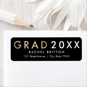 Etiqueta de dirección de graduación de mezcla mode