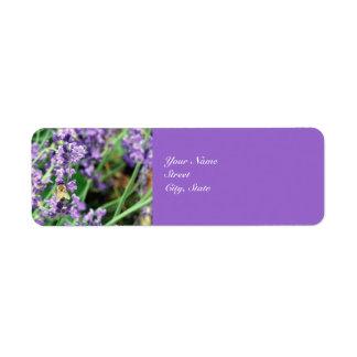 Etiqueta de dirección de Honey Bee & Lavender