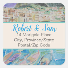 Etiqueta de dirección de Italia (20)