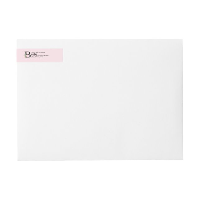 Etiqueta de dirección de Magnolia (Anverso)