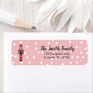 Etiqueta de dirección de Navidades de Ilustracion