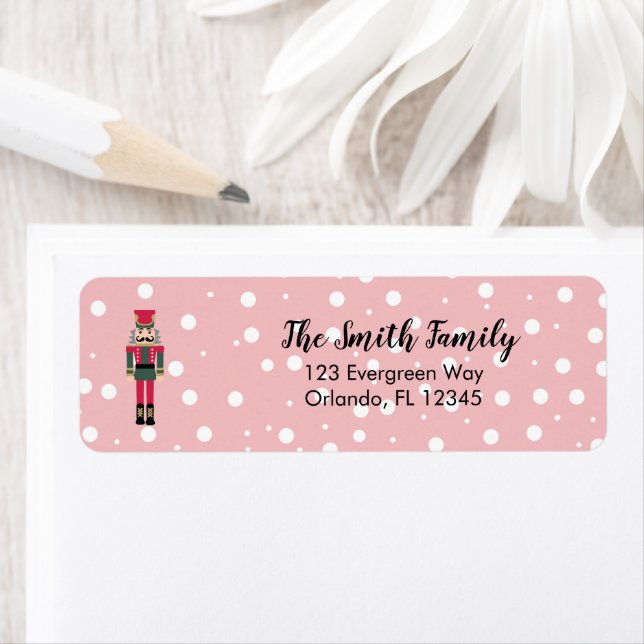 Etiqueta de dirección de Navidades de Ilustracion  (In situ)