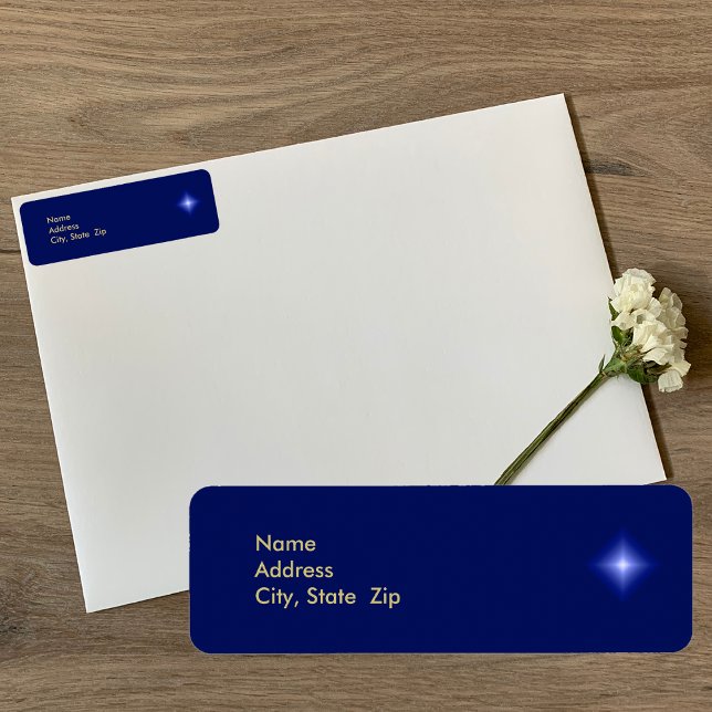 Etiqueta de dirección de Navidades religiosos cris (Subido por el creador)