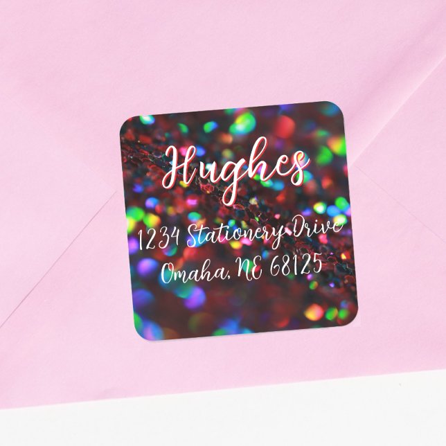 Etiqueta de dirección de parkling rojo oscuro (Subido por el creador)