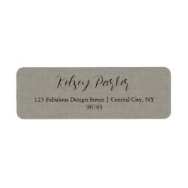 Etiqueta de dirección de Personalizable de textura