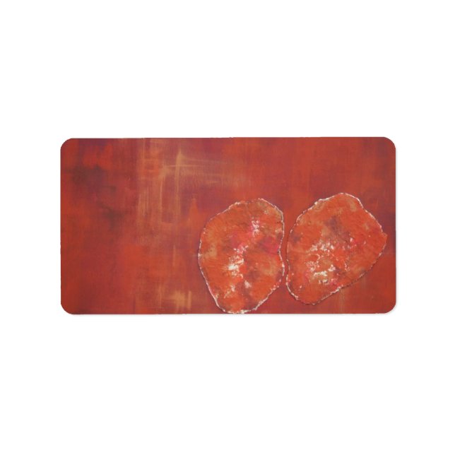 Etiqueta de dirección de Red Ameoba (Frente)