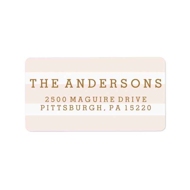 ETIQUETA DE DIRECCIÓN DE REGRESO DE FLAMINGO (Frente)