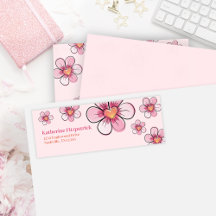 Etiqueta de dirección de regreso para Baby Shower 