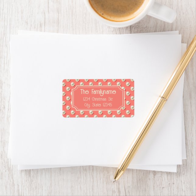Etiqueta de dirección de regreso personalizada de  (In situ)