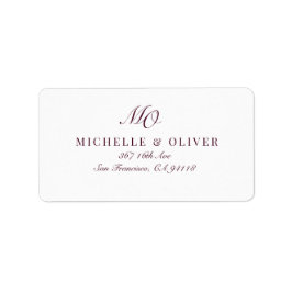 Etiqueta de dirección de retorno