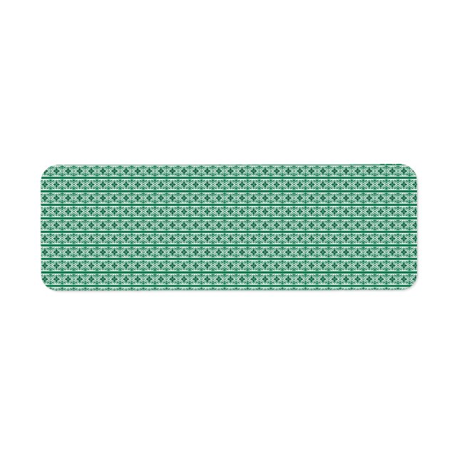 Etiqueta de dirección de retorno (Frente)