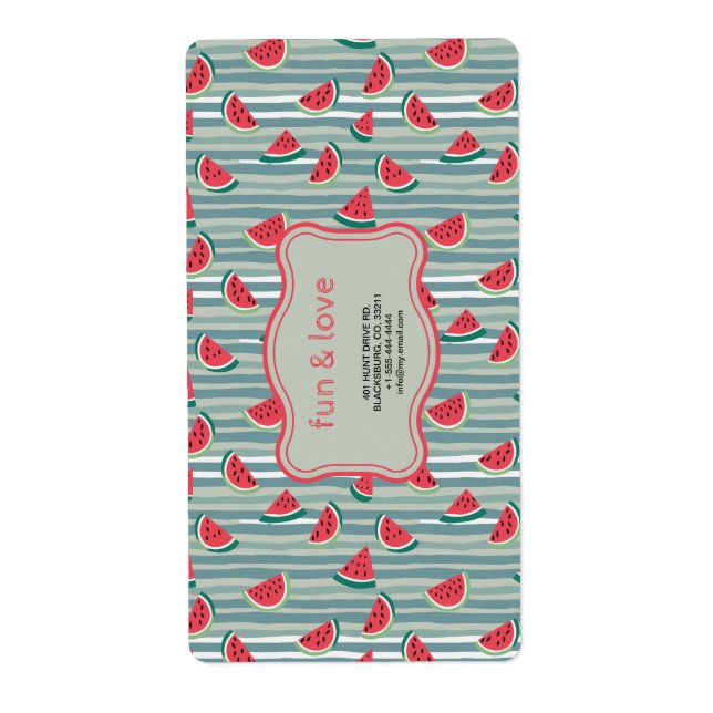 Etiqueta de dirección de retorno (Frente)