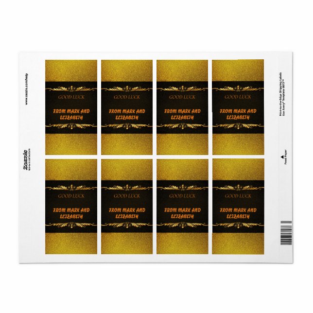 Etiqueta de dirección de retorno (Hoja Entera)