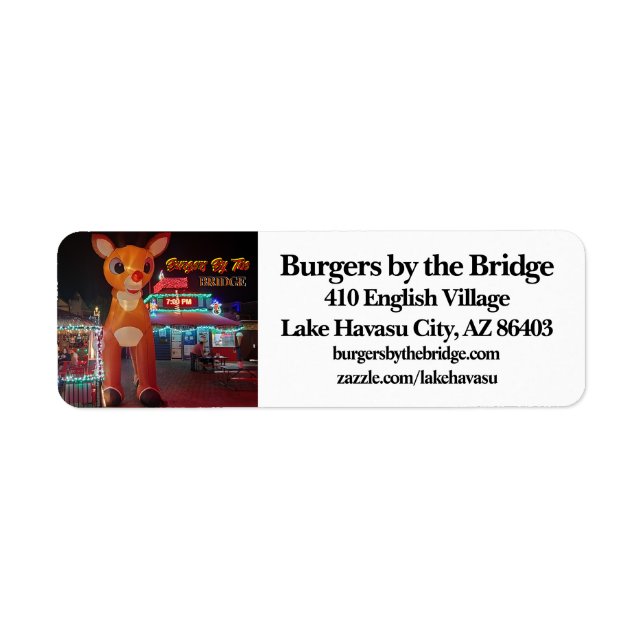 Etiqueta de dirección de retorno (Frente)