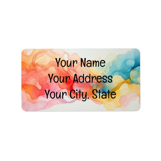 Etiqueta de dirección de retorno (Frente)