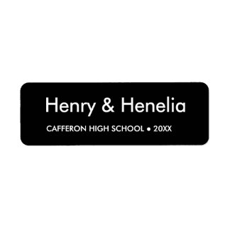 Etiqueta de dirección de retorno