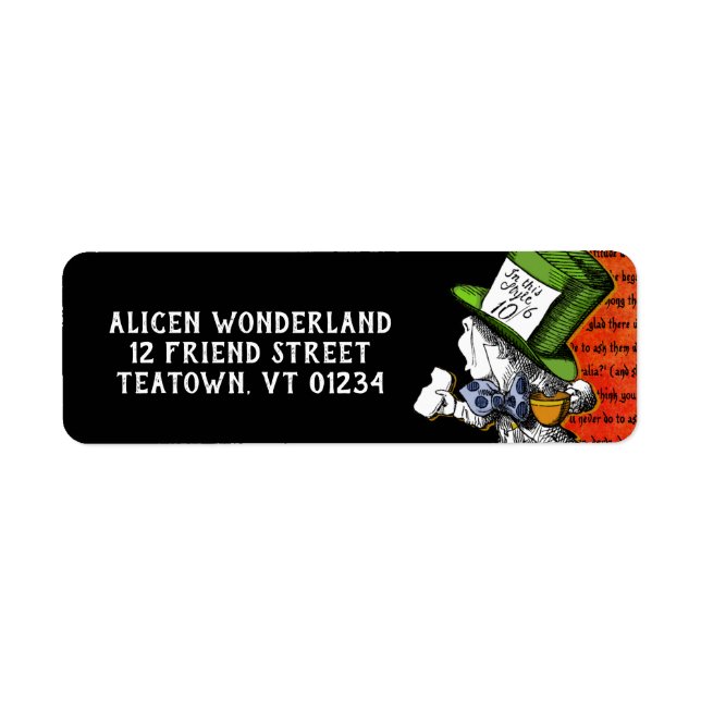 Etiqueta de dirección de retorno (Frente)