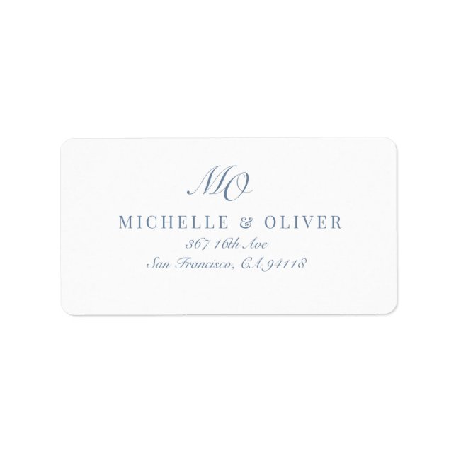 Etiqueta de dirección de retorno (Frente)