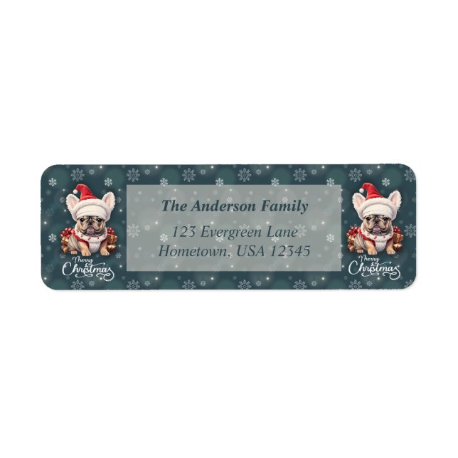 Etiqueta de dirección de retorno (Frente)