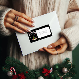 Etiqueta de dirección de retorno de graffiti de Na