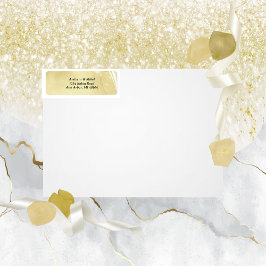 Etiqueta de dirección de retorno de noelle de colo