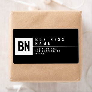 Etiqueta de dirección de retorno geométrico con es