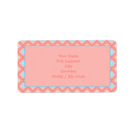 Etiqueta de dirección de retorno grande