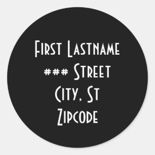 etiqueta de dirección de retorno - información per