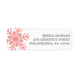 Etiqueta de dirección de retorno Snowflake de invi