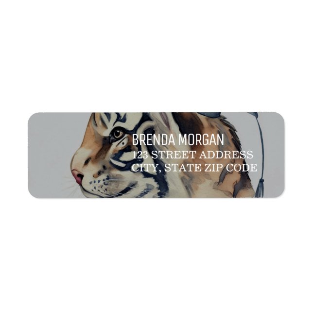 Etiqueta de dirección de retorno única (Frente)