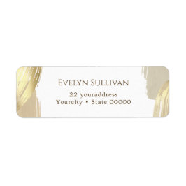 Etiqueta de dirección de trazos de pincel de pintu