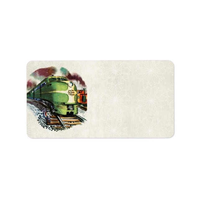 Etiqueta de dirección de tren de cosecha (Frente)